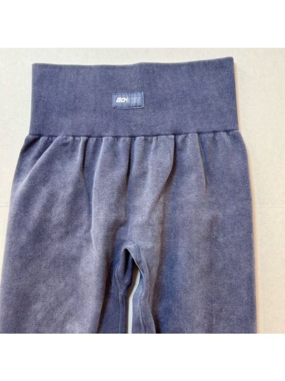 Bo+tee leggings washed blue bootie shaping style workout leggings pants Size XS - Picture 3 of 8